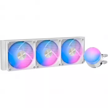 Ocypus Delta L36 ARGB V2 White AIO υδρόψυκτη CPU, ψυγείο 360mm, 3x120mm ανεμιστήρες ARGB, Intel & AMD