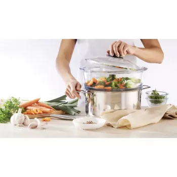 PYREX Γυάλινο Καπάκι 26 cm, Βοριοπυριτικό Γυαλί