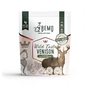 BEMO Cat Wild Taste Θηράμα - Ξηρά τροφή για γάτες - 2,5 kg