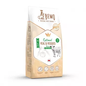 BEMO Optimal Μοσχάρι & Λαχανικά Medium/Large - Ξηρά τροφή για σκύλους - 15kg