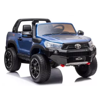 LEAN CARS Toyota Hilux DK-HL850 Ηλεκτρικό αυτοκίνητο για παιδιά, Βαμμένο μπλε, 4x4, 2 θέσεων, τηλεχειριστήριο, LED φώτα, MP3, Bluetooth