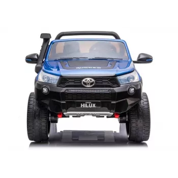 LEAN CARS Toyota Hilux DK-HL850 Ηλεκτρικό αυτοκίνητο για παιδιά, Βαμμένο μπλε, 4x4, 2 θέσεων, τηλεχειριστήριο, LED φώτα, MP3, Bluetooth