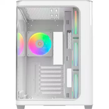 Ocypus Iota C70 Curve ARGB Digital Λευκό 270° Πανοραμικό γυαλί Mid-Tower Κουτί PC