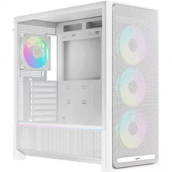 Ocypus Delta C70 ARGB Λευκό Πανοραμικό γυαλί Mid-Tower Κουτί PC