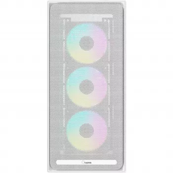 Ocypus Delta C70 ARGB Λευκό Πανοραμικό γυαλί Mid-Tower Κουτί PC