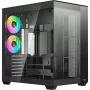 Ocypus Delta C74 ARGB Μαύρο Πανοραμικό γυαλί Mid-Tower Κουτί