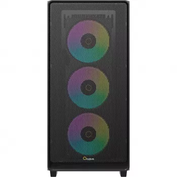 Ocypus Gamma C60 ARGB Mid-Tower Κουτί PC - Tempered Glass, Μαύρο