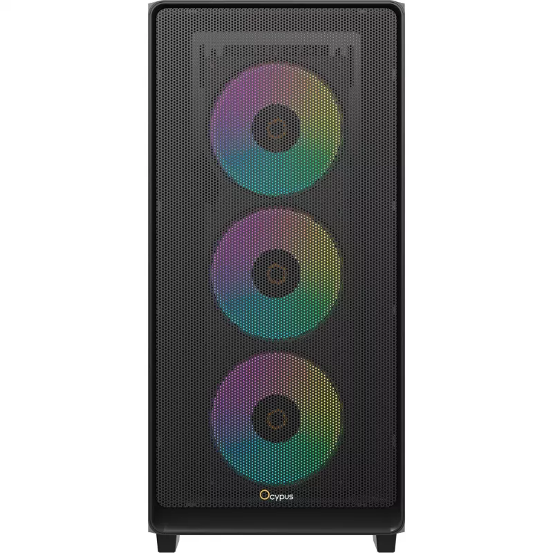 Ocypus Gamma C60 ARGB Mid-Tower Κουτί PC - Tempered Glass, Μαύρο