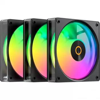 OCYPUS Gamma F12 Elite ARGB ανεμιστήρας 120 mm PWM (συσκευασία 3 τεμ., μαύρο)