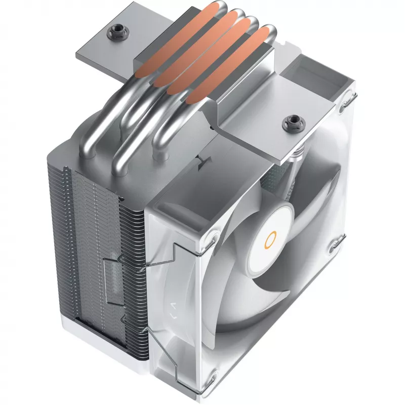 OCYPUS Gamma A40 ARGB Digital Low-Profile ψύκτρα CPU - λευκό, 100 mm