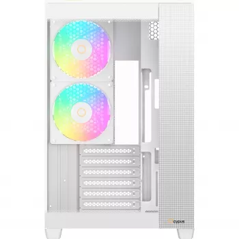 Ocypus Delta C74 ARGB Λευκό κουτί Mid-Tower με πανοραμικό γυαλί