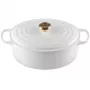 Le Creuset Χυτοσίδηρος κατσαρόλα οβάλ 31cm / 6,3L λευκή