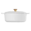 Le Creuset Χυτοσίδηρος κατσαρόλα οβάλ 31cm / 6,3L λευκή