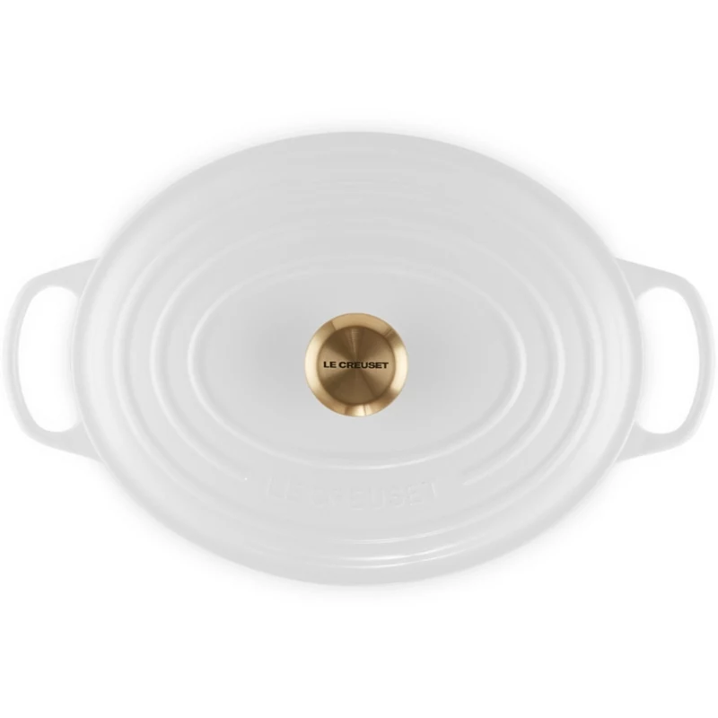 Le Creuset Χυτοσίδηρος κατσαρόλα οβάλ 31cm / 6,3L λευκή