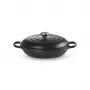 LE CREUSET χυτοσίδηρο τηγάνι 30cm 3,5L ματ μαύρο