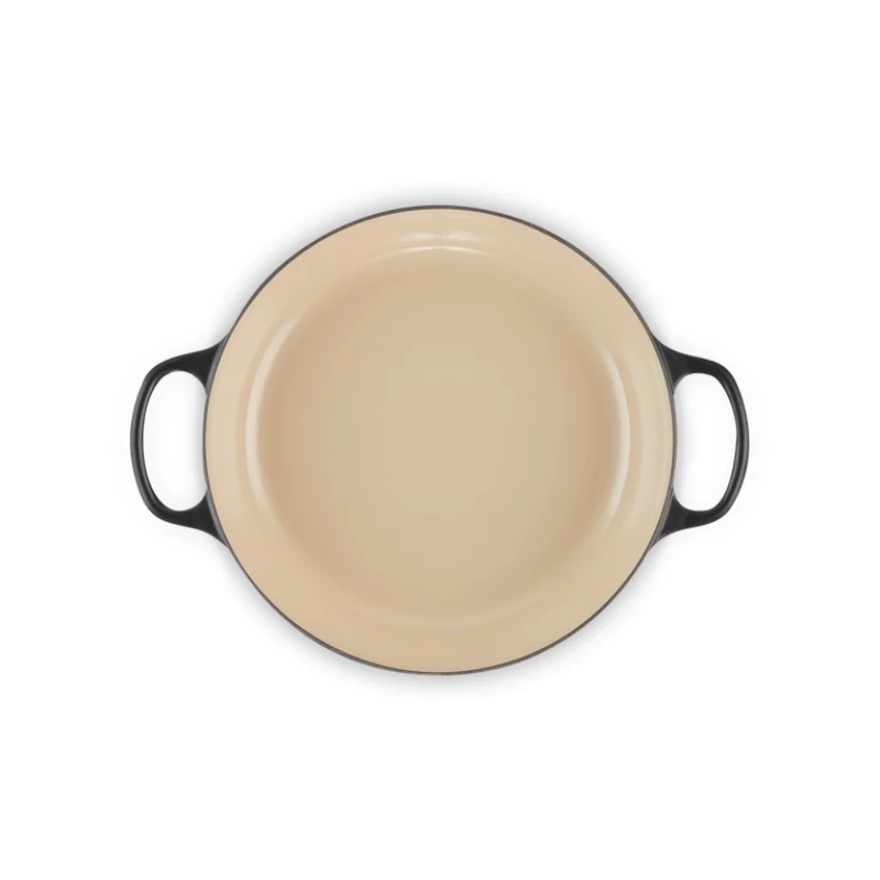 LE CREUSET χυτοσίδηρο τηγάνι 30cm 3,5L ματ μαύρο