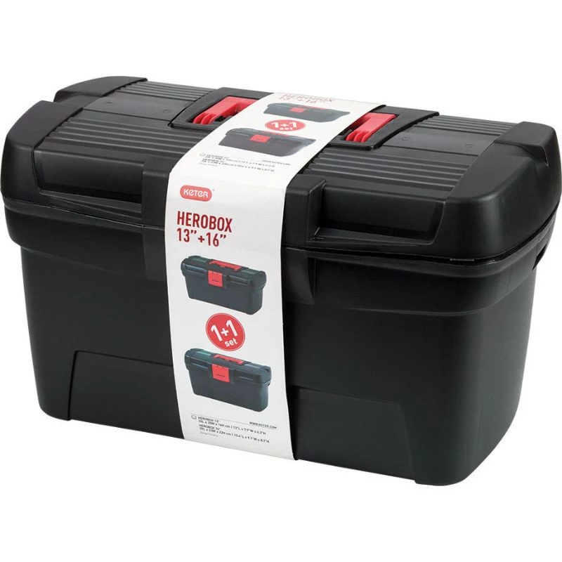 CURVER DIY βαλίτσα εργαλείων σετ 2GB Herobox Basic 16 τεμ.