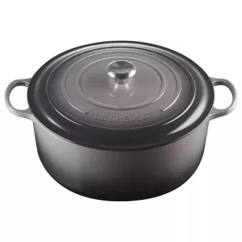 LE CREUSET χυτοσίδηρο στρογγυλό ταψί 34cm 12L γκρι