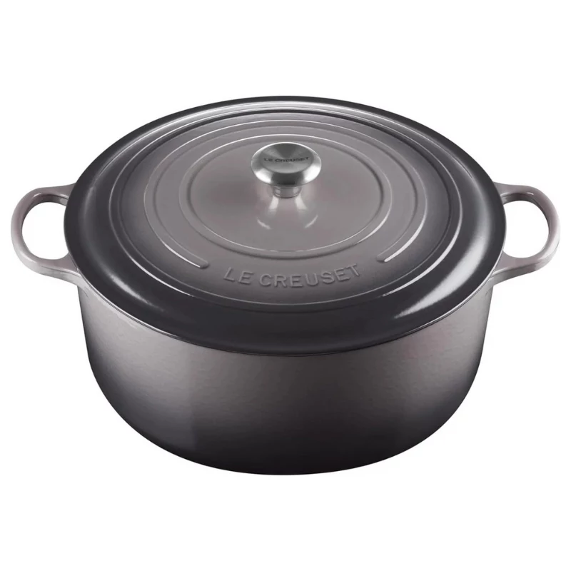 LE CREUSET χυτοσίδηρο στρογγυλό ταψί 34cm 12L γκρι