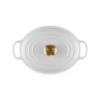 LE CREUSET εμαγιέ χυτοσίδηρο οβάλ ταψί 27 cm 4,1 L λευκό