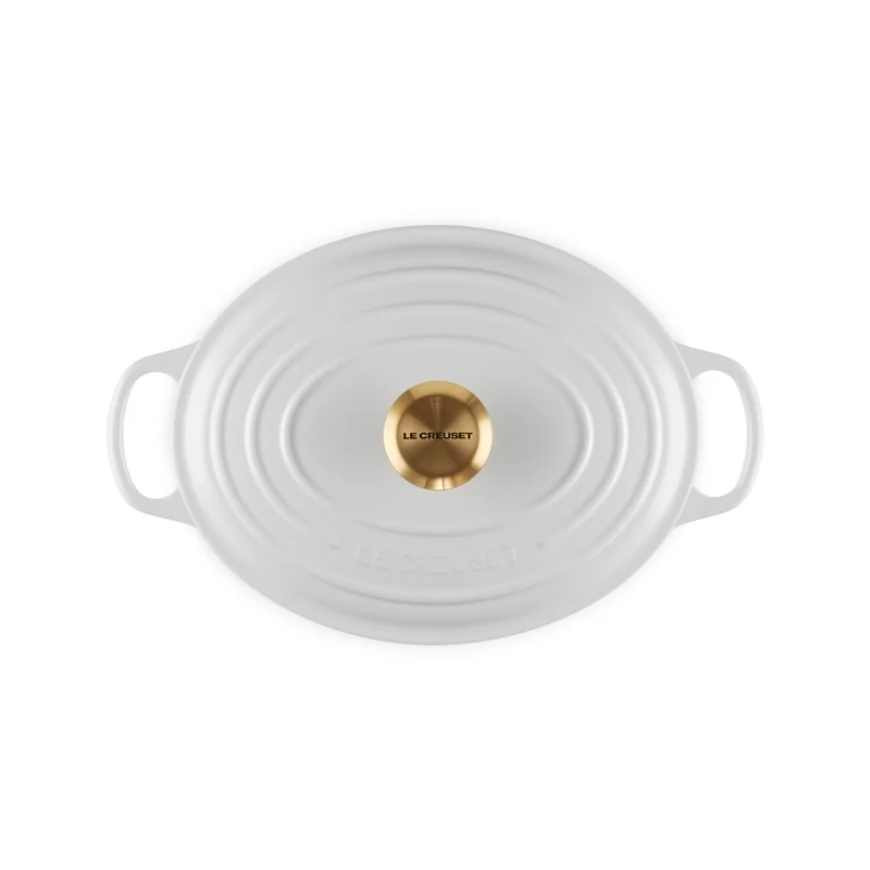 LE CREUSET εμαγιέ χυτοσίδηρο οβάλ ταψί 27 cm 4,1 L λευκό