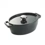 Pyrex Χυτοσίδηρος Κατσαρόλα οβάλ 5,8L γκρι 33x25cm