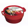 PYREX Χυτοσίδηρος Κατσαρόλα 6,8L Στρογγυλή 28cm Κόκκινο