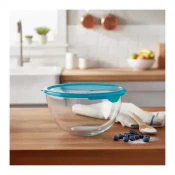 PYREX Γυάλινο Μπολ Ανάμιξης με Καπάκι 2,3L Ø21cm