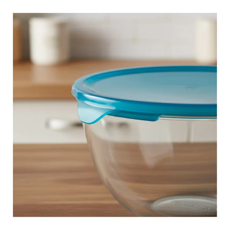 PYREX Γυάλινο Μπολ Ανάμιξης με Καπάκι 2,3L Ø21cm