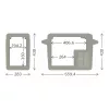 Dometic CFF 20 ψυγείο με συμπιεστή 21L 12/24V / 100-240V