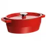 Pyrex χυτοσίδηρο ταψί ψησίματος οβάλ 5,8L κόκκινο 33x25cm