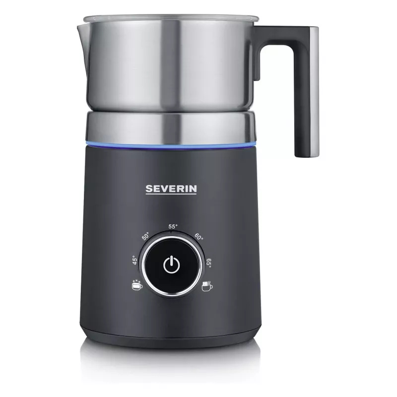 Severin SM 3586 Spuma 700 επαγωγικός αφροποιητής γάλακτος μαύρο/ανοξείδωτο