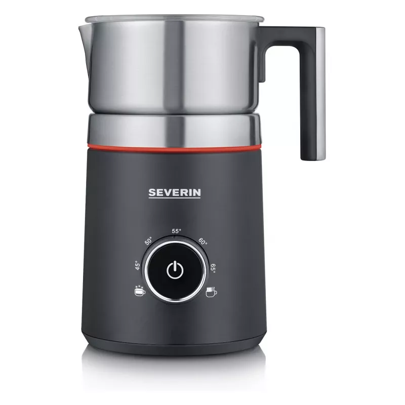 Severin SM 3586 Spuma 700 επαγωγικός αφροποιητής γάλακτος μαύρο/ανοξείδωτο
