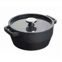 Pyrex χυτοσίδηρη κατσαρόλα 6,8L στρογγυλή 28cm γκρι