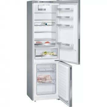 Siemens KG39EALCA iQ500 Ελεύθερο ψυγείο-καταψύκτης ύψος 201 cm ενεργειακή κλάση C ασημί