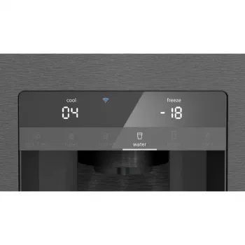 Siemens KF96DPXEA iQ700 French Door Side-by-Side Ψυγειοκαταψύκτης με παροχή νερού και πάγου, 183 cm, ενεργειακή κλάση E, ανοξείδωτο ατσάλι