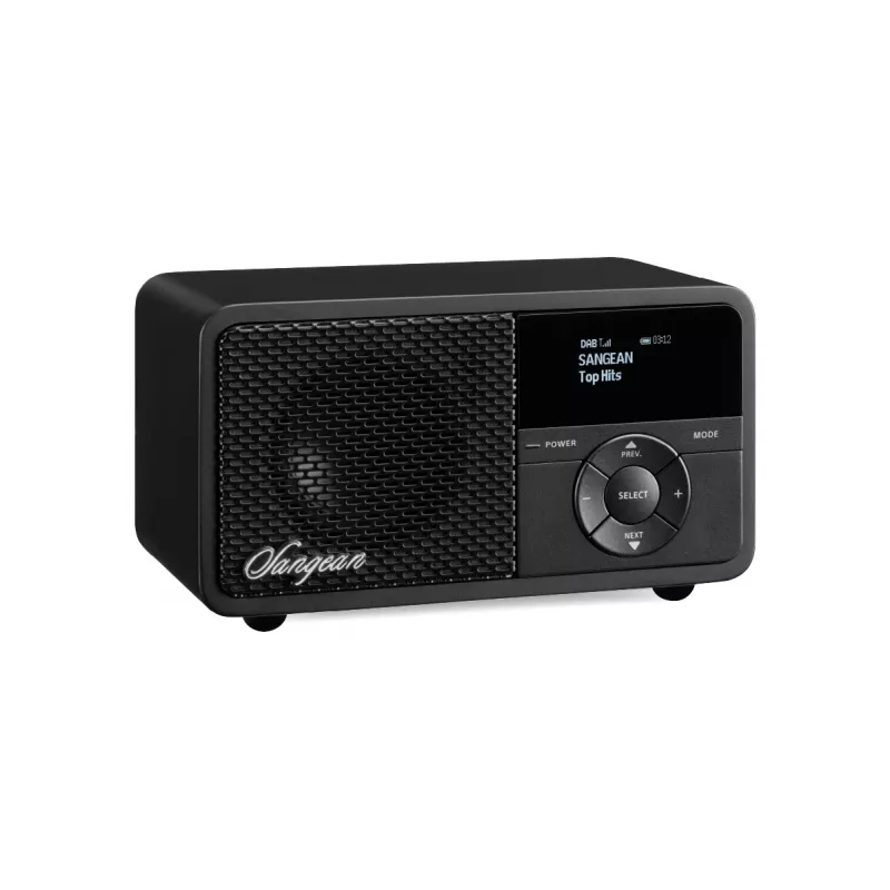 Sangean DDR-7X φορητό ραδιόφωνο DAB+ & FM με Bluetooth, Μαύρο