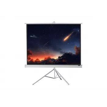 celexon Economy Οθόνη προβολής με τρίποδο 133 x 133 cm White Edition