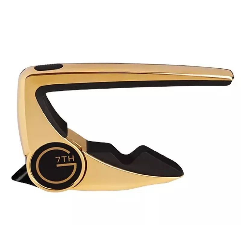 G7th Performance 2 Classical Gold Plate Capo for Classical and Flamenco Guitar