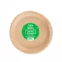 GOGREEN Πιάτα από χαρτί kraft Go Green Ø22cm 20 τεμ.