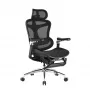 SIHOO DORO C300 Pro Mesh Εργονομική καρέκλα γραφείου με υποπόδιο, μαύρη