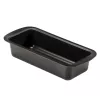 NEWILL Φόρμα ψωμιού 25x11x6,4 cm μαύρη αντικολλητική φόρμα ψησίματος από χάλυβα άνθρακα