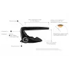 G7th Performance 2 Classical Black Capo for Classical and Flamenco Guitar