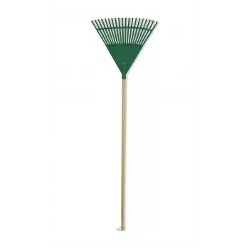 HORTUS Τσουγκράνα φύλλων με λαβή πράσινη 45 cm (20 δόντια)