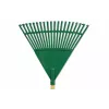 HORTUS Τσουγκράνα φύλλων με λαβή πράσινη 45 cm (20 δόντια)