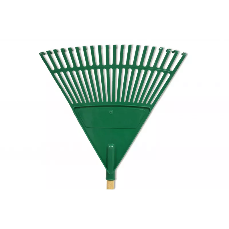 HORTUS Τσουγκράνα φύλλων με λαβή πράσινη 45 cm (20 δόντια)