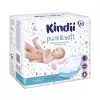 Kindii Pure & Soft υποθέματα αλλαγής 60x60 cm, συσκευασία 10 τεμ., αδιάβροχα μίας χρήσης, Λευκό