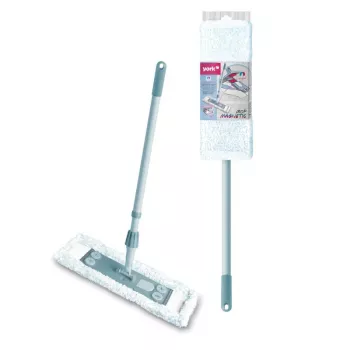 YORK σφουγγαρίστρα 47x17 cm με τηλεσκοπική λαβή 70-145 cm, Μαγνητική