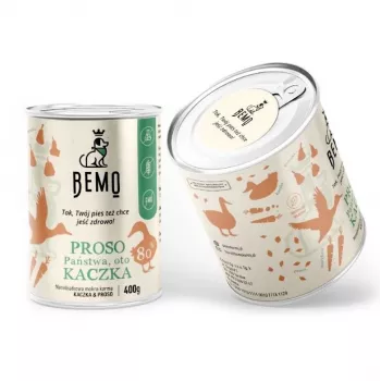 BEMO Proso Państwa oto Kaczka Mono - Υγρή τροφή για σκύλους - Πάπια - 400g