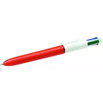 BIC 4 Colours Original Στυλό διαρκείας με μηχανισμό επιστροφής, 0,30 mm, Μπλε/Κόκκινο/Πράσινο/Μαύρο (982867)